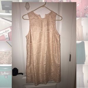 Blush pink formal dress